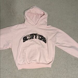 Scuffers Men's Pink Hoodie